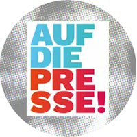 Kampagnen-Logo „Auf die Presse!" von Reporter ohne Grenzen