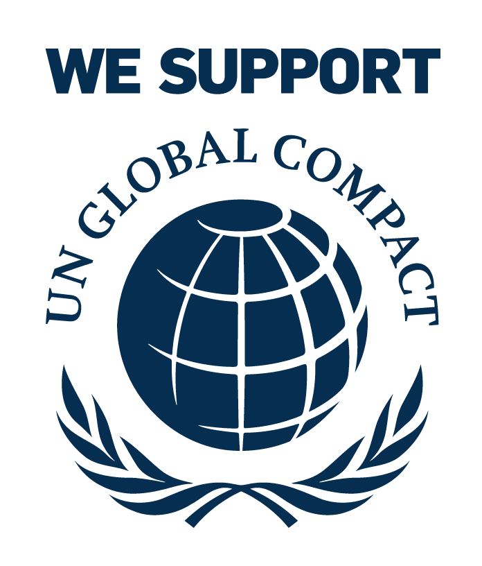 Logo WE SUPPORT UN Global Compact